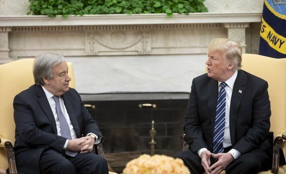 in-washington-dc.,-guterres-signs-pact-with-world-bank,-meets-us-president-trump
