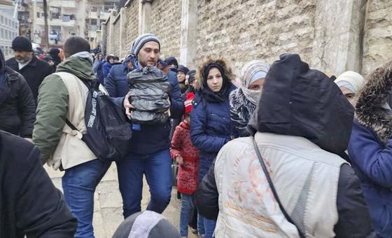 first-un-aid-convoy-reaches-syria’s-quake-hit-northwest-since-disaster