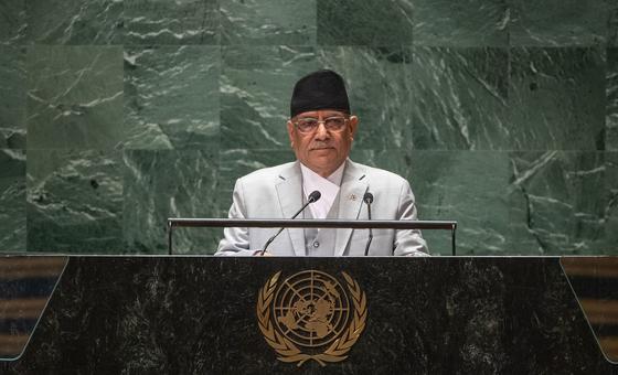 at-un-assembly,-nepali-prime-minister-urges-focus-on-common-goals