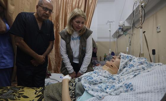gaza:-‘hospitals-are-not-battlegrounds’,-children’s-suffering-must-stop,-un-humanitarians-say