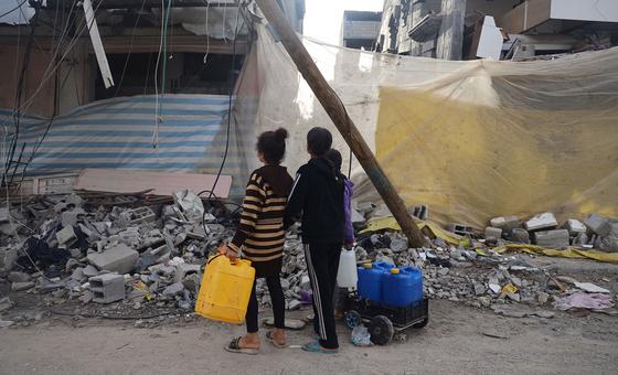 barely-a-drop-of-safe-water-to-drink-in-gaza,-un-aid-agency-warns