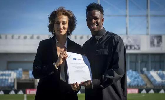 following-in-pele’s-footsteps,-vinicius-junior-appointed-unesco-goodwill-ambassador