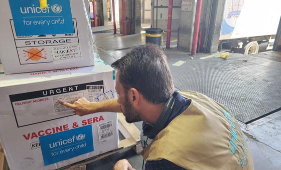 polio-vaccines-arrive-in-gaza-in-boost-to-vaccination-campaign:-unicef