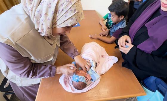 gaza:-un-humanitarians-ahead-of-polio-vaccination-target