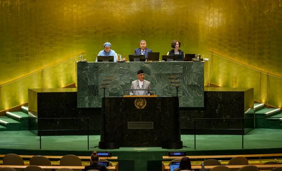 nepal’s-prime-minister-highlights-climate-crisis,-global-inequality-at-unga